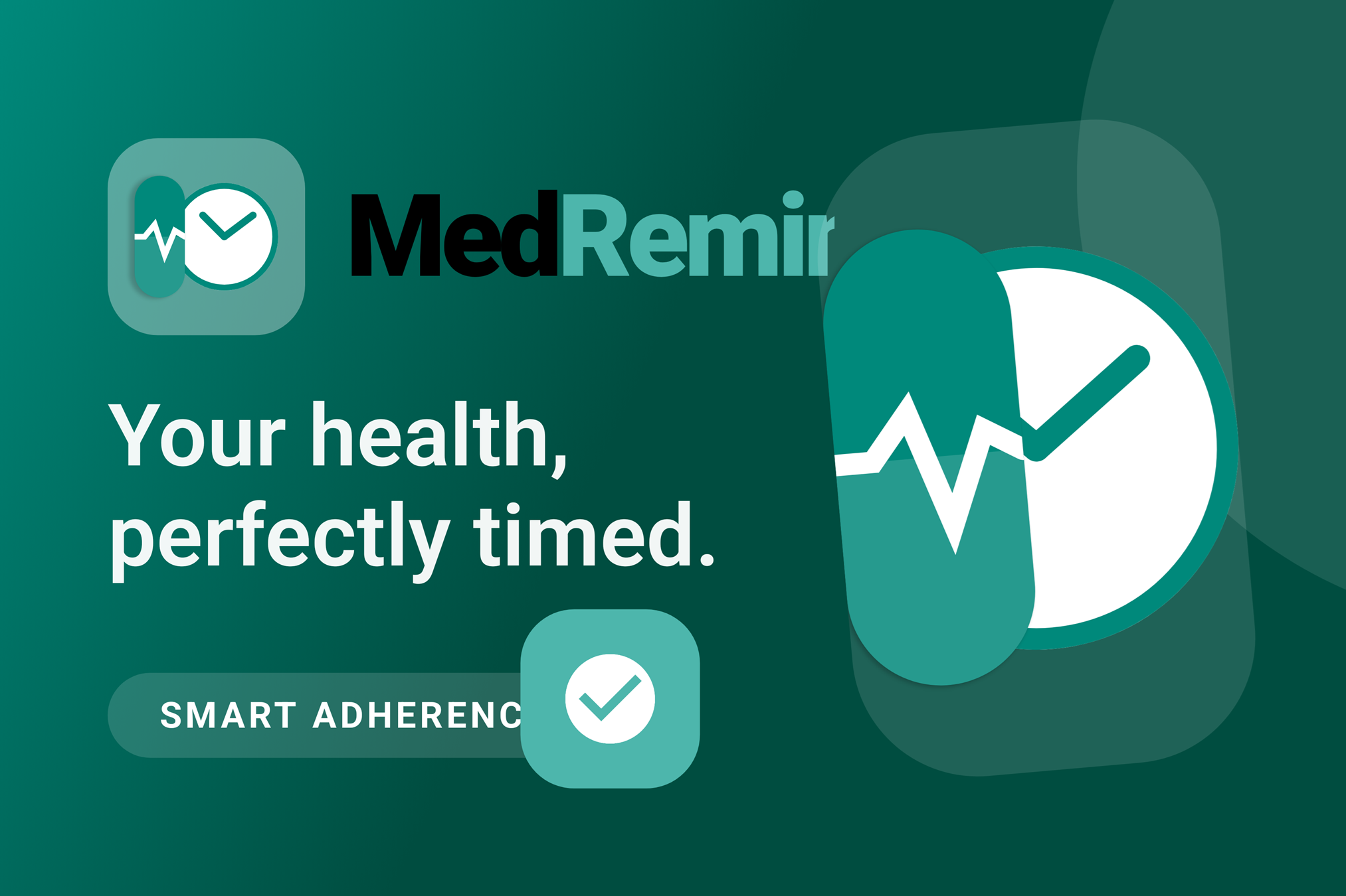 Med Reminder Feature Graphic